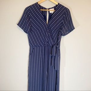 J.O.A. Blue Striped Jumper